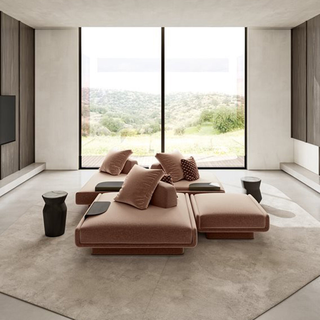 Lounge-Modul Lilas Mosaïque von Gallotti & Radice jetzt online kaufen